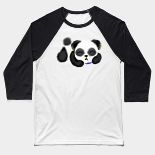 Sleepy Goth Panda Baseball T-Shirt